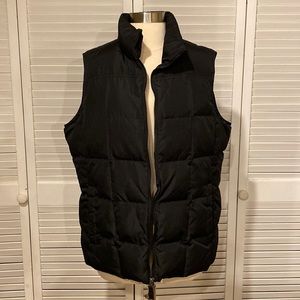 Lands End Black Vest